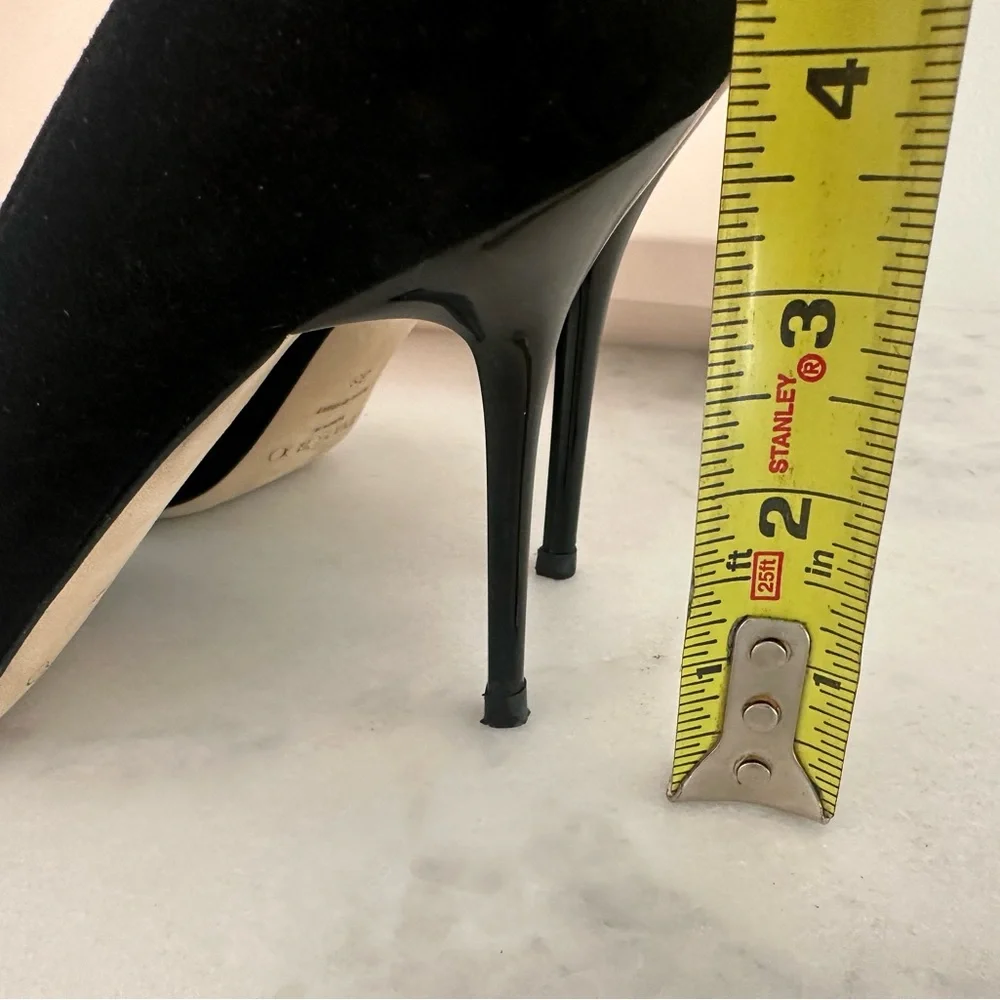 Jimmy Choo black suede pointed heels size 8 - Picture 12 of 13